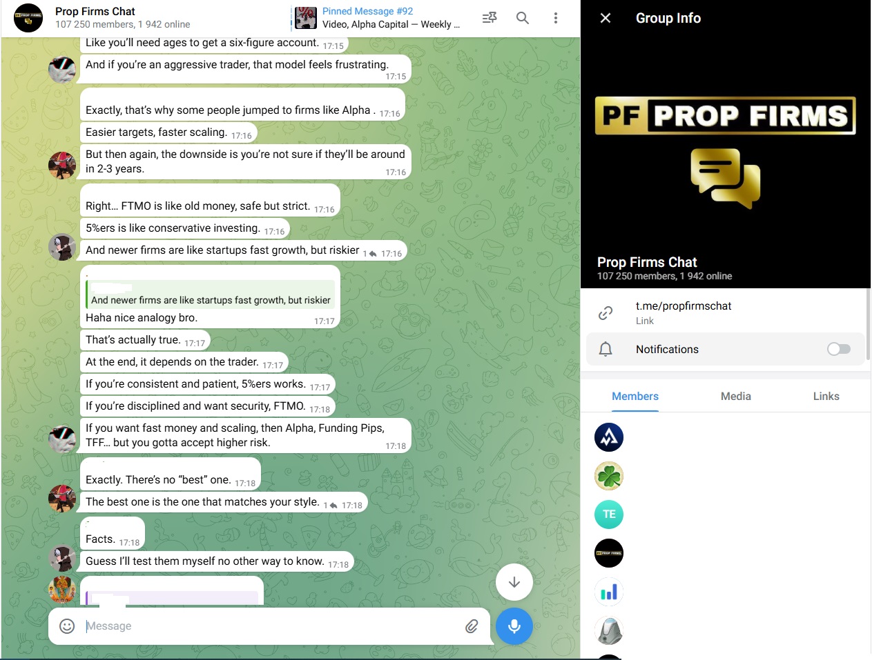 Prop Firms Chat