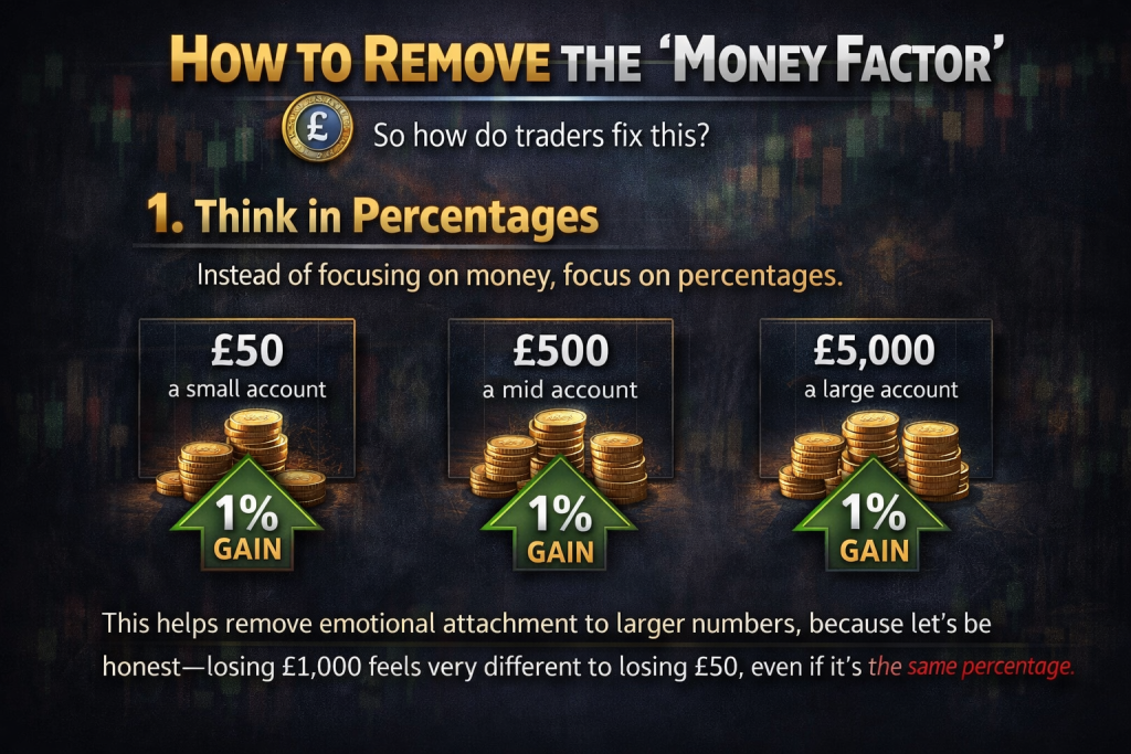 Think in percentages!